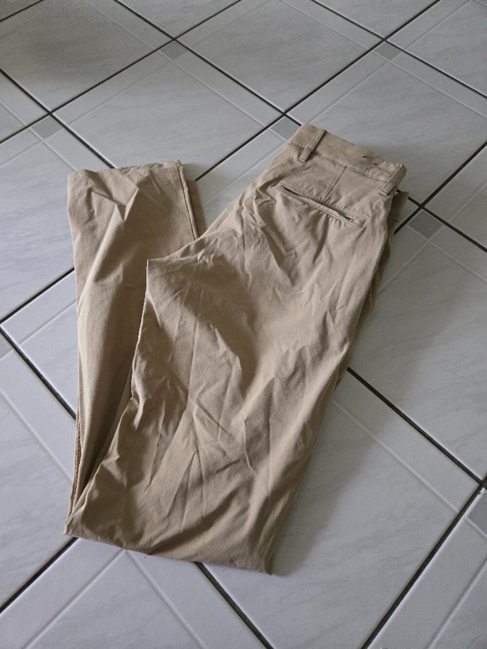 J Crew 484 Slim Fit Tech Pants Khaki 28x32